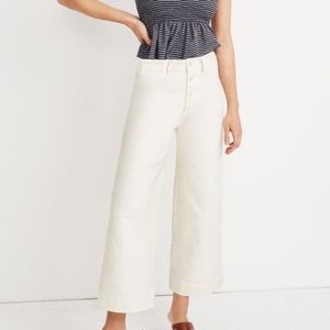 Madewell Emmett Crop Wide Leg Pants